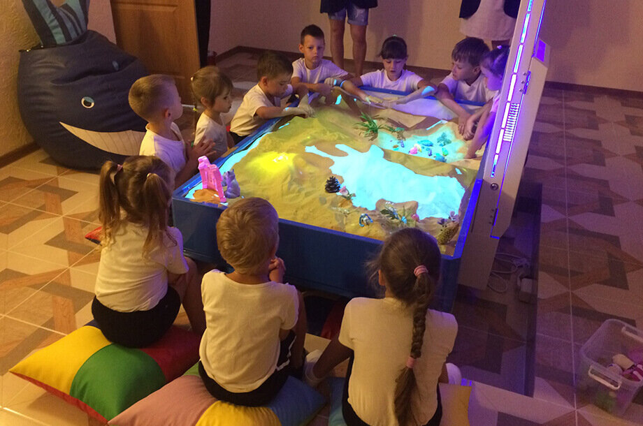 Интерактивная песочница для детей дошкольного возраста